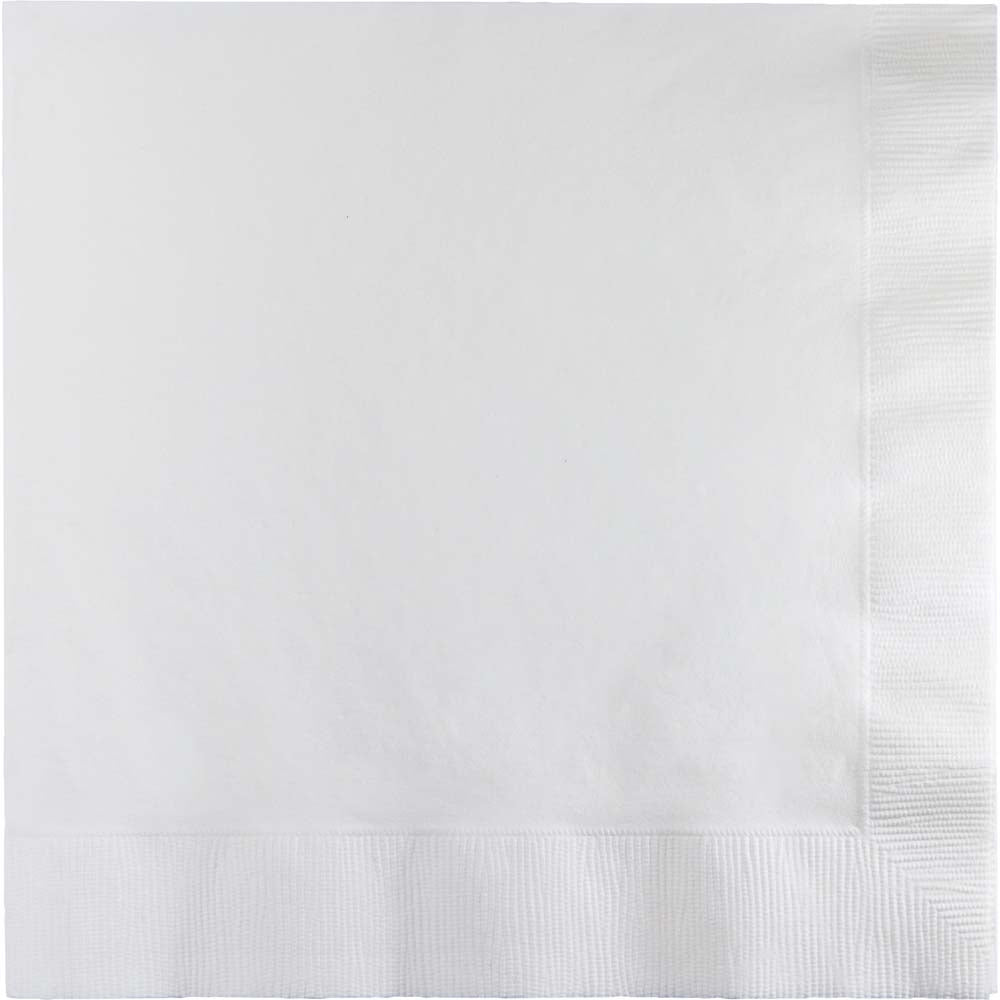 White 2ply Beverage Napkins