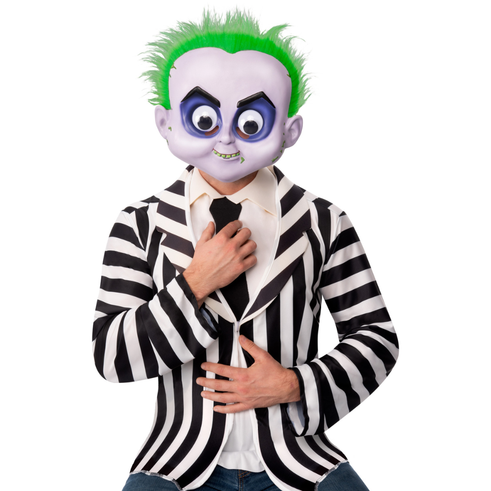 Beetlejuice Googly Eye Mask
