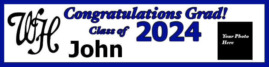 White House High School Custom Banner 2024