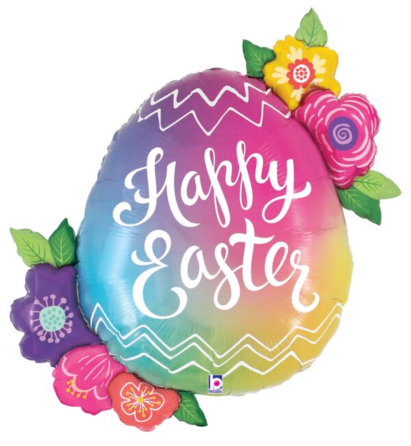 35" Easter Egg Flowers Balloon