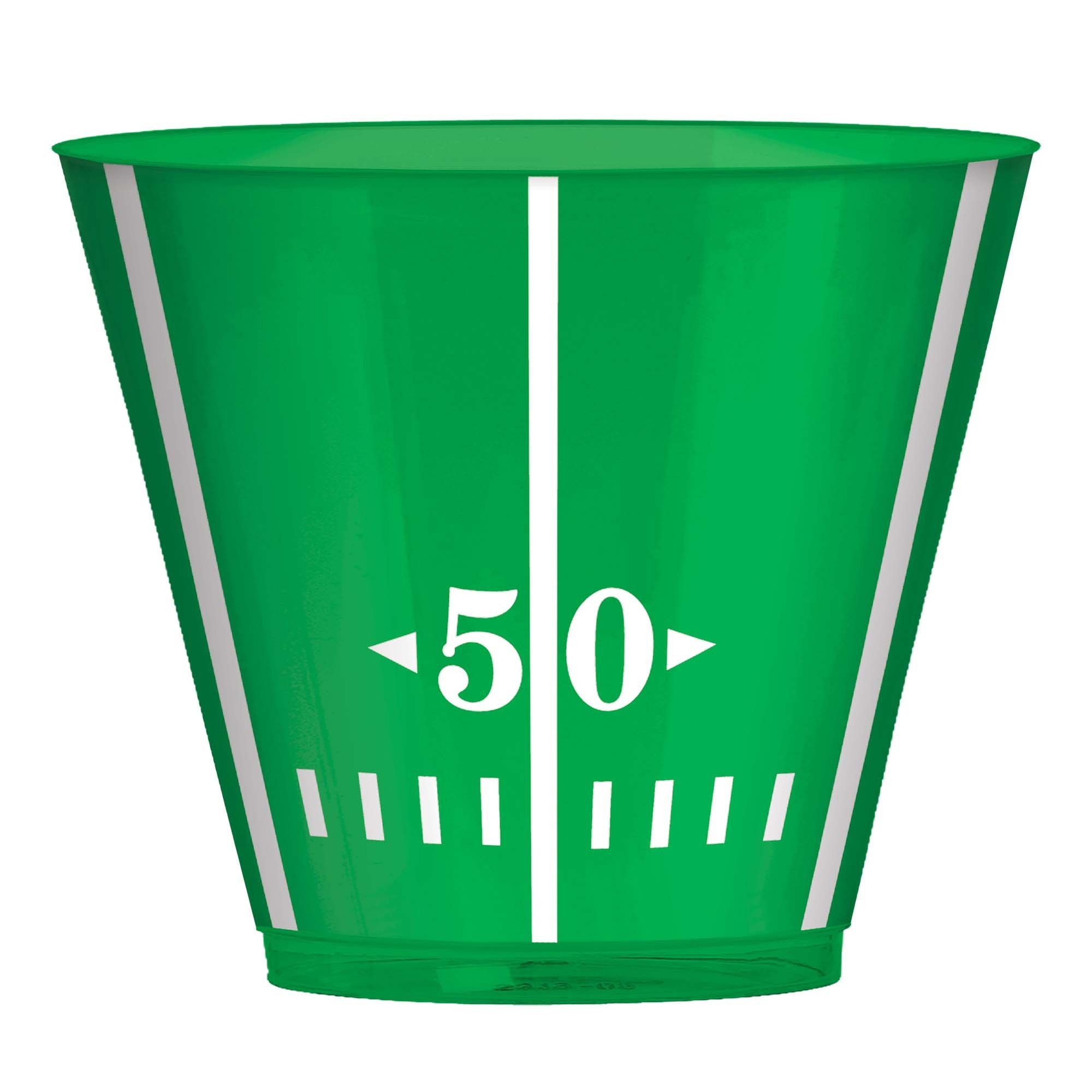 Football Plastic Tumblers