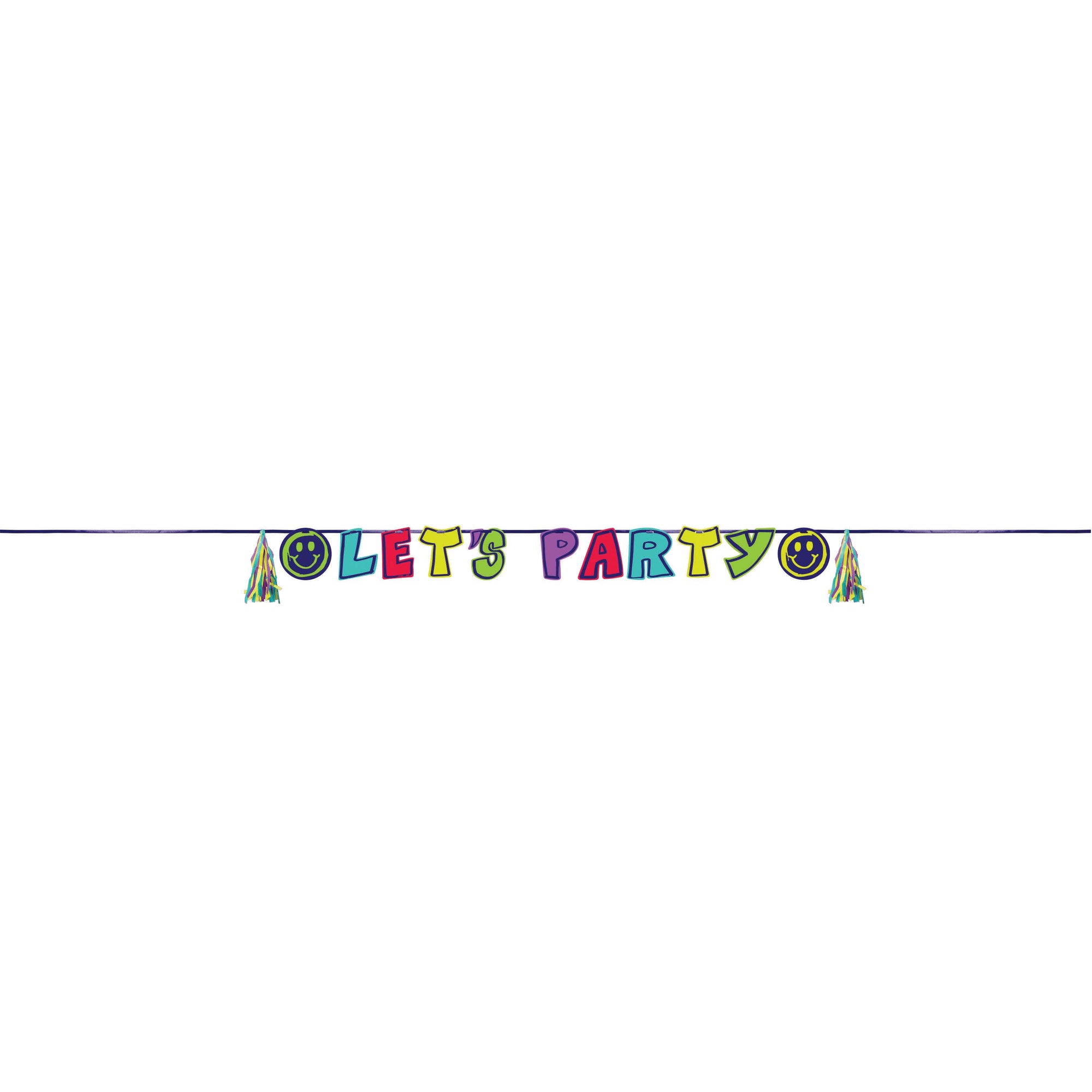 Letter Banner w/ Tassels Graffiti Party