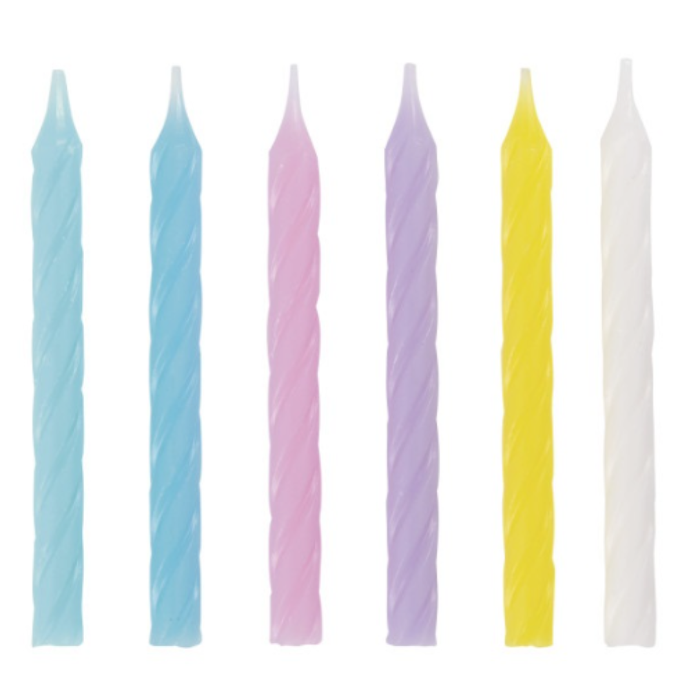 Birthday Candles - Assorted Colors  24ct