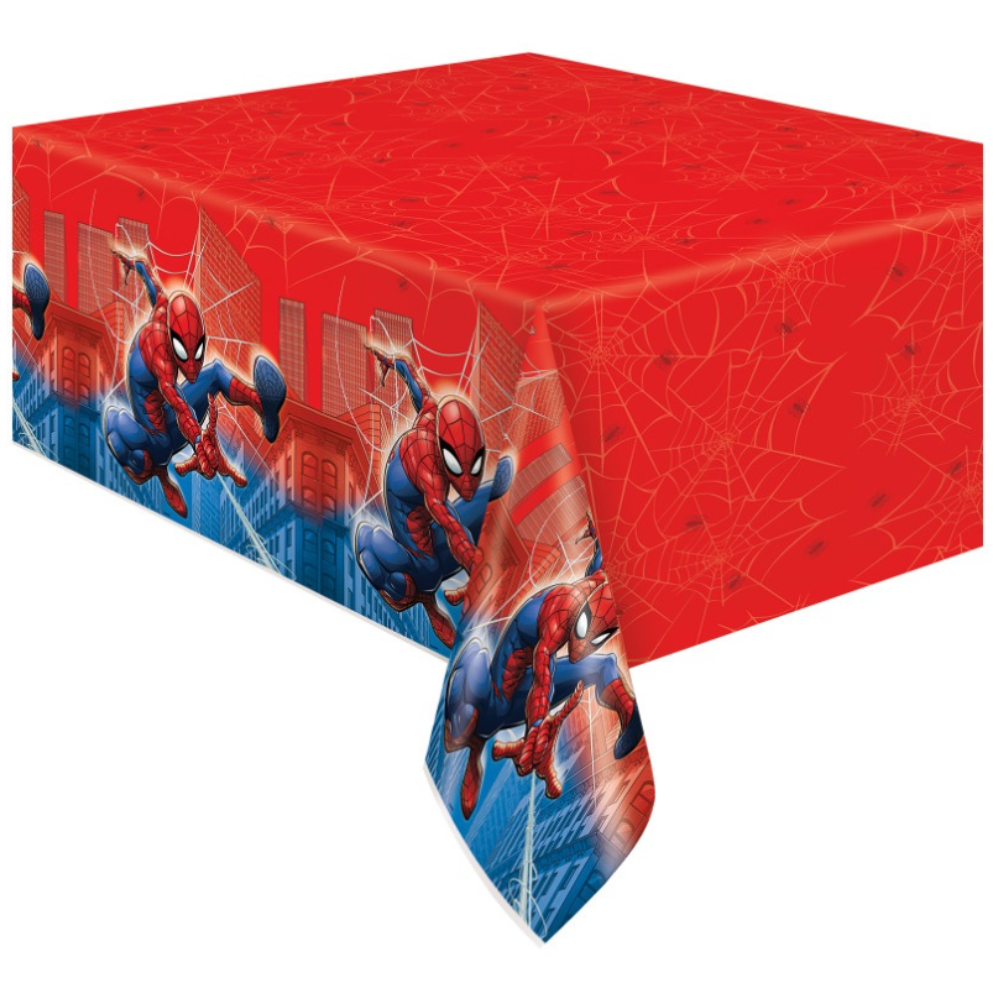 Spider-Man Rectangular Plastic Table Cover  54" x 84"