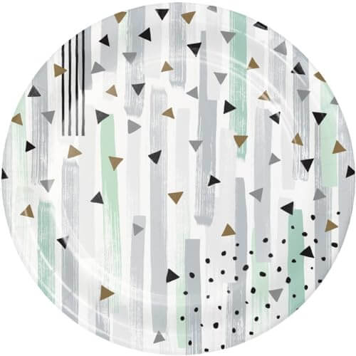 Minted Milestone 7 inch Paper Plates 