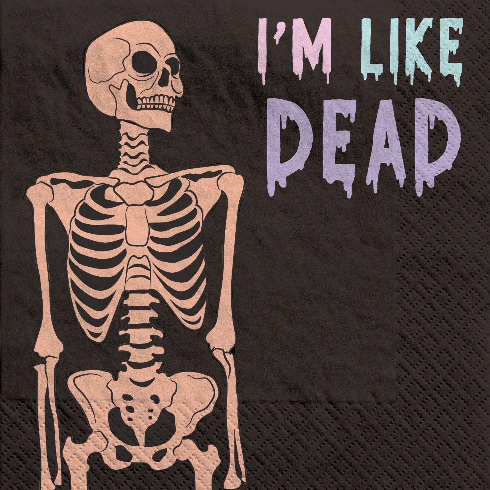 Pastel Halloween Beverage Napkins