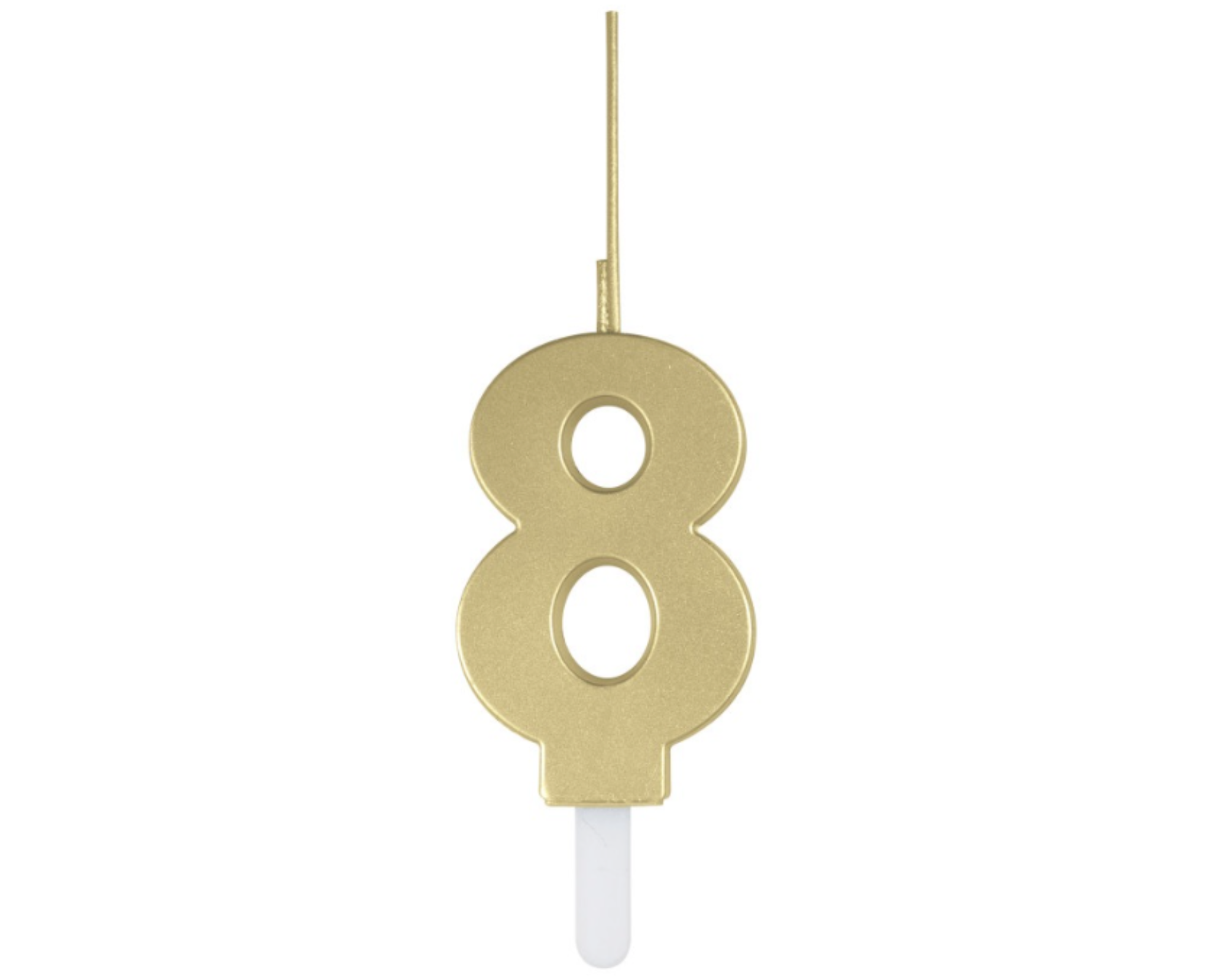 Gold Number 8 Sparkler