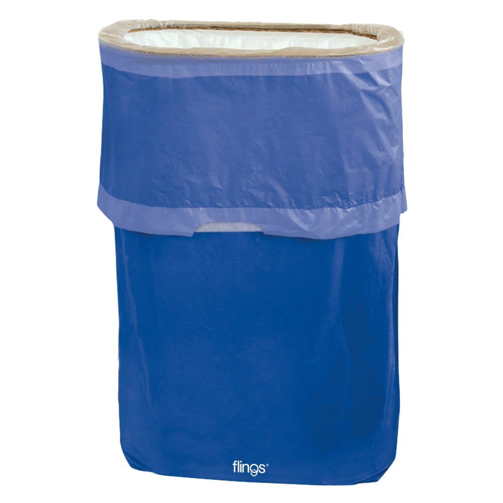 Royal Blue Flingsr Pop-Up Trash Bins