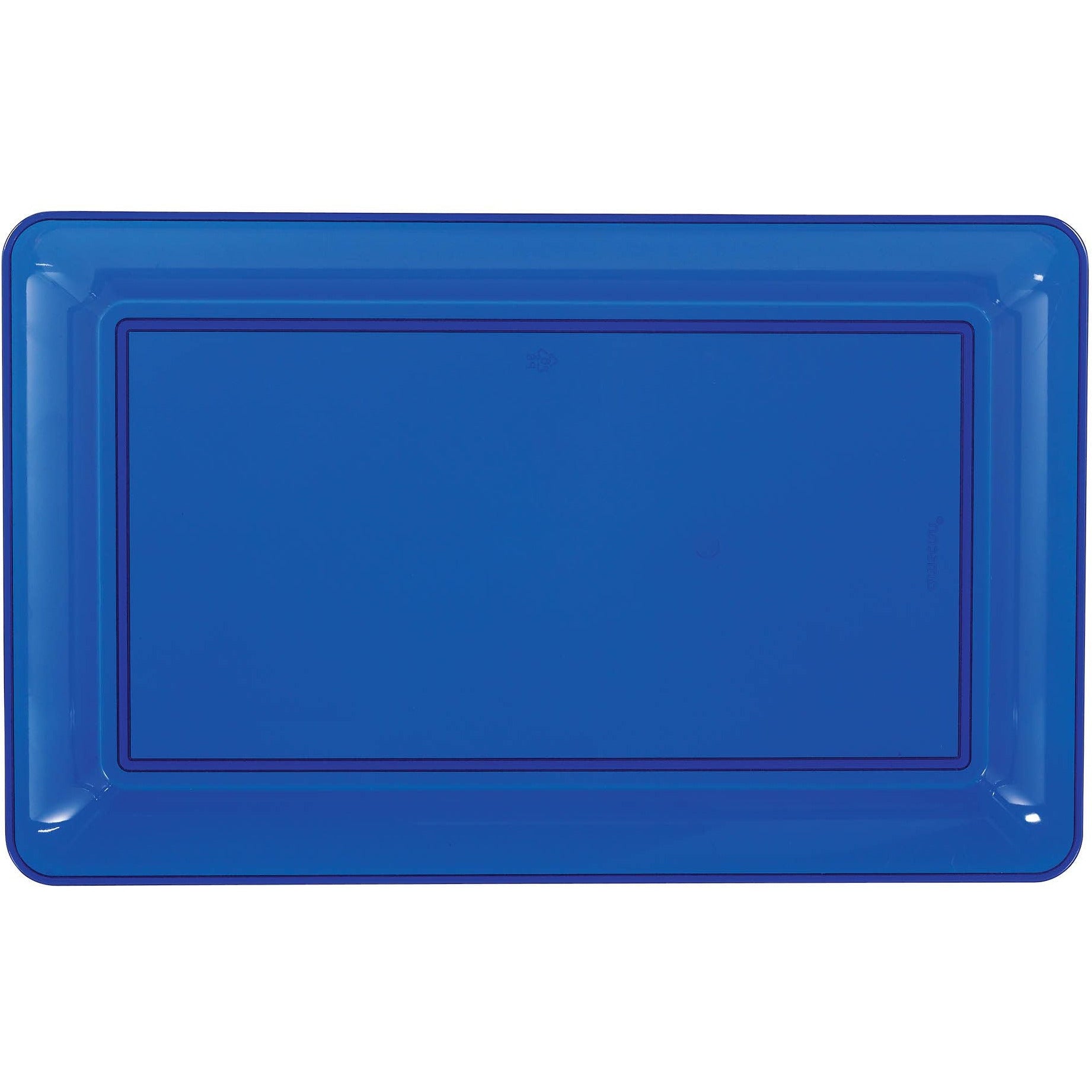 Amscan BASIC 11" x 18" Bright Royal Blue Tray