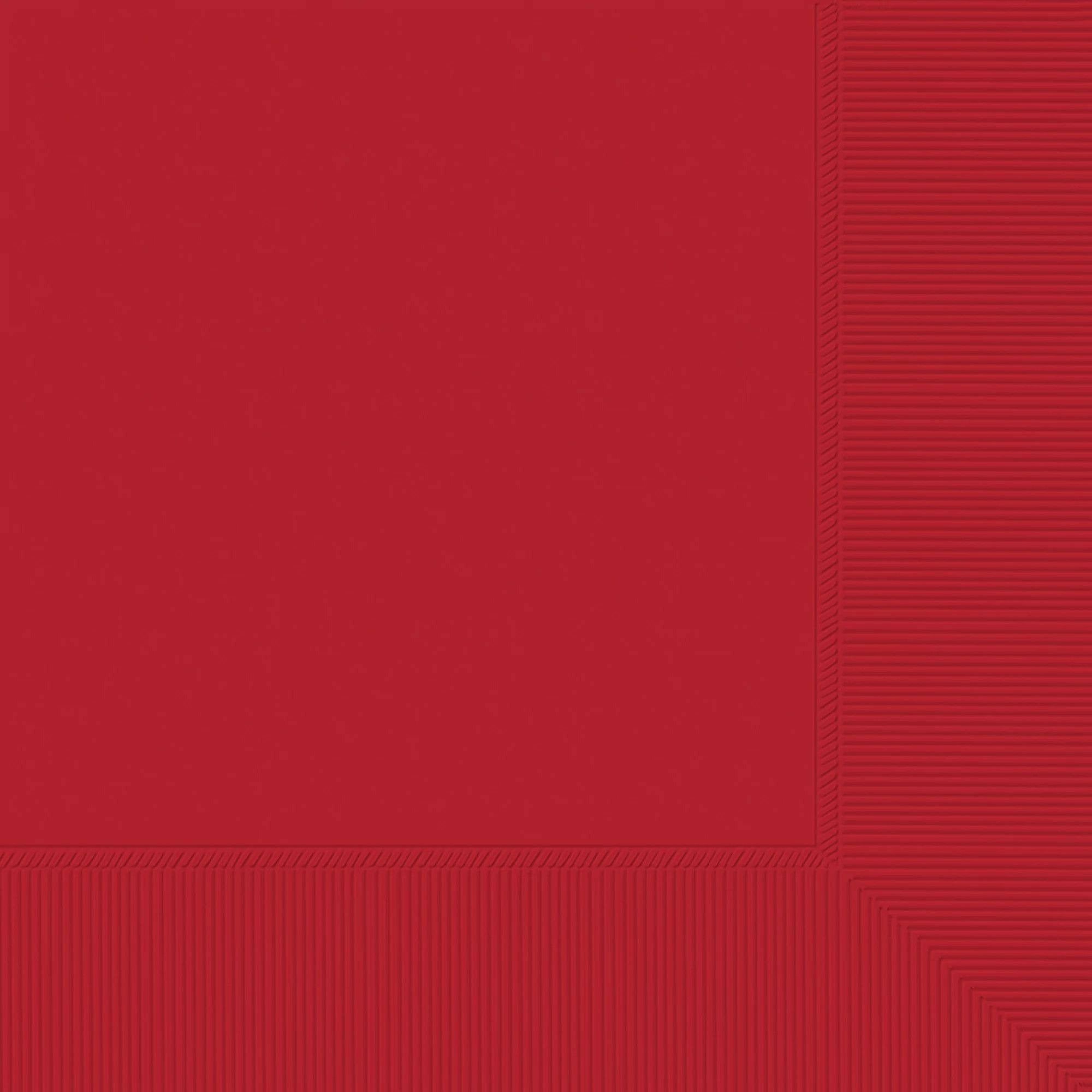 Amscan BASIC Apple Red - Beverage Napkins, 40 Ct.