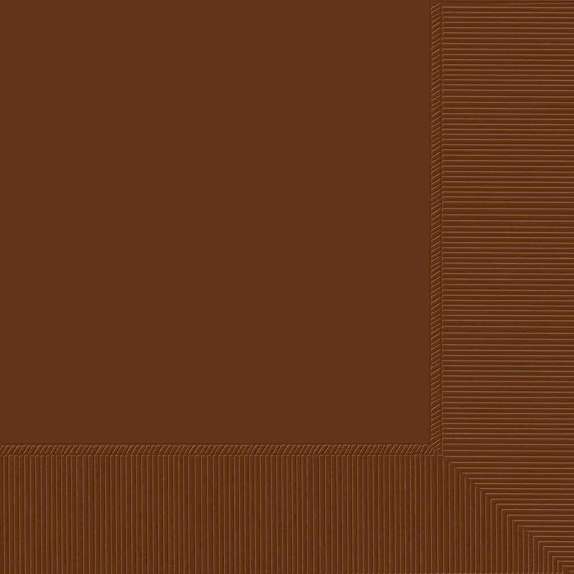 Amscan BASIC Chocolate Brown - Beverage Napkins, 40 Ct.