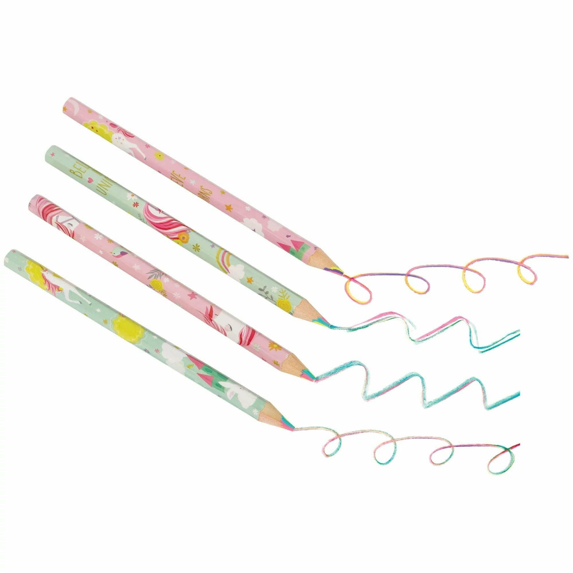 Amscan BIRTHDAY: JUVENILE Unicorn Multi Color Pencils