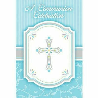 Amscan HOLIDAY: EASTER Boy's Communion Invitations