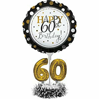 Creative Converting BIRTHDAY: OVER THE HILL 60th Birthday Balloon Centerpiece