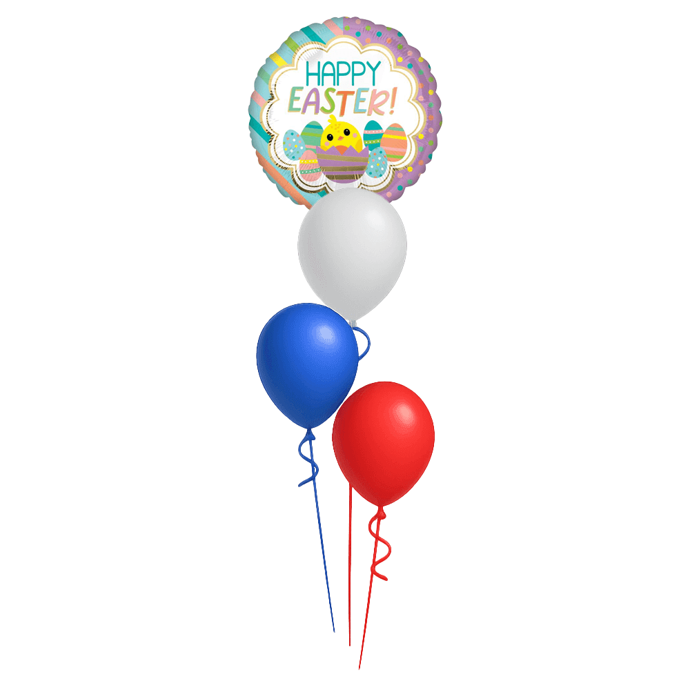 Easter Balloon Tree 4 Cascading 11" Balloons - No Weight 