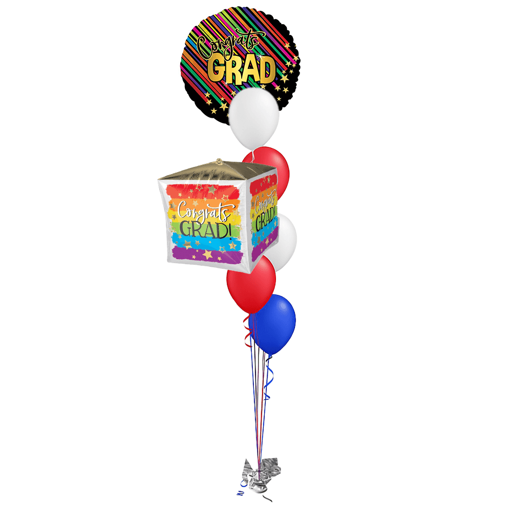Graduation Balloon Tree 8 Cascading 11" Balloons