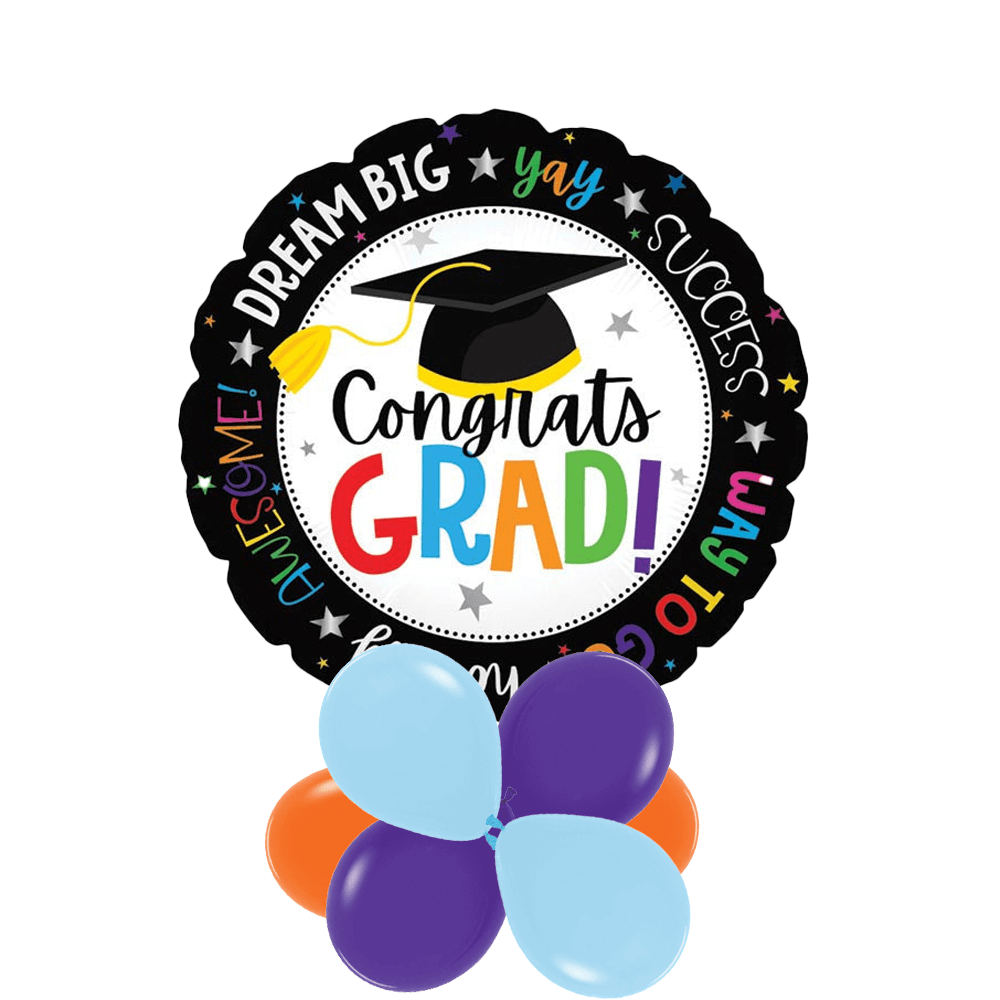 Graduation 9 Balloon Table Centerpiece
