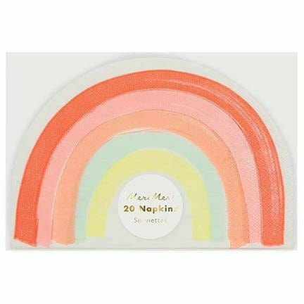 Meri Meri BOUTIQUE NAPKINS Rainbow Napkins