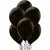 Nikki's Balloons BALLOONS Black Pearl Latex Balloons 72ct, 12"