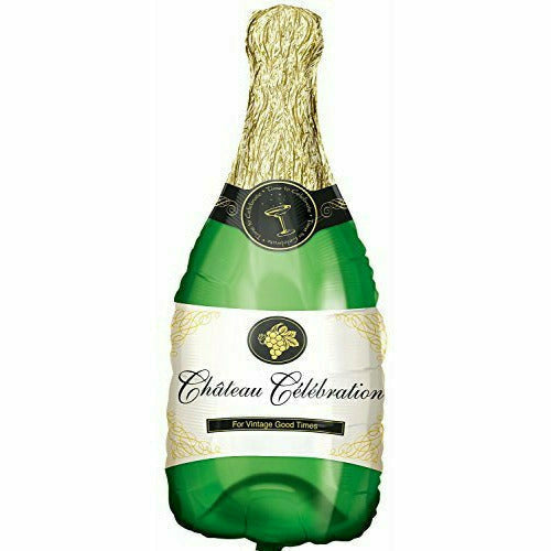 Ultimate Party Super Stores A010 Champagne Bottle Super Shape Foil Balloon
